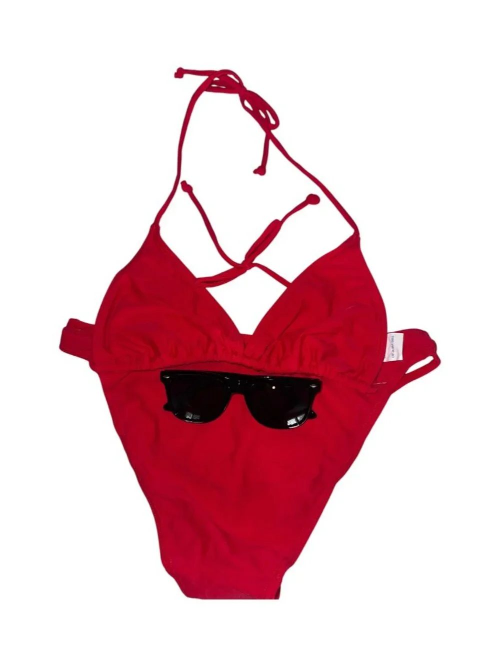 Red Randy S.A. Swimsuit with Sunglasses Set - Medium